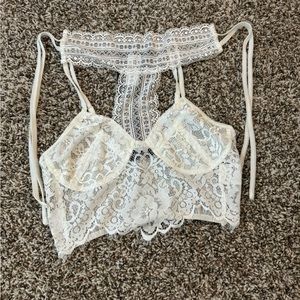 Pretty Little Thing Lace Halter Bralette